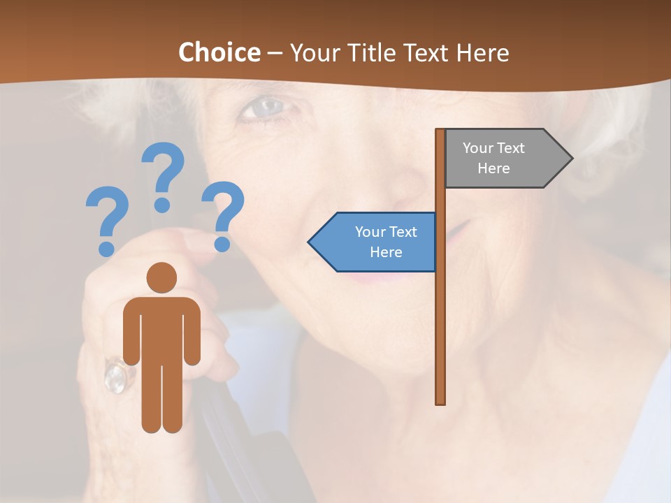 Age Beautiful Face PowerPoint Template