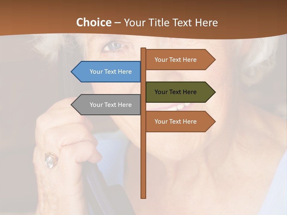 Age Beautiful Face PowerPoint Template