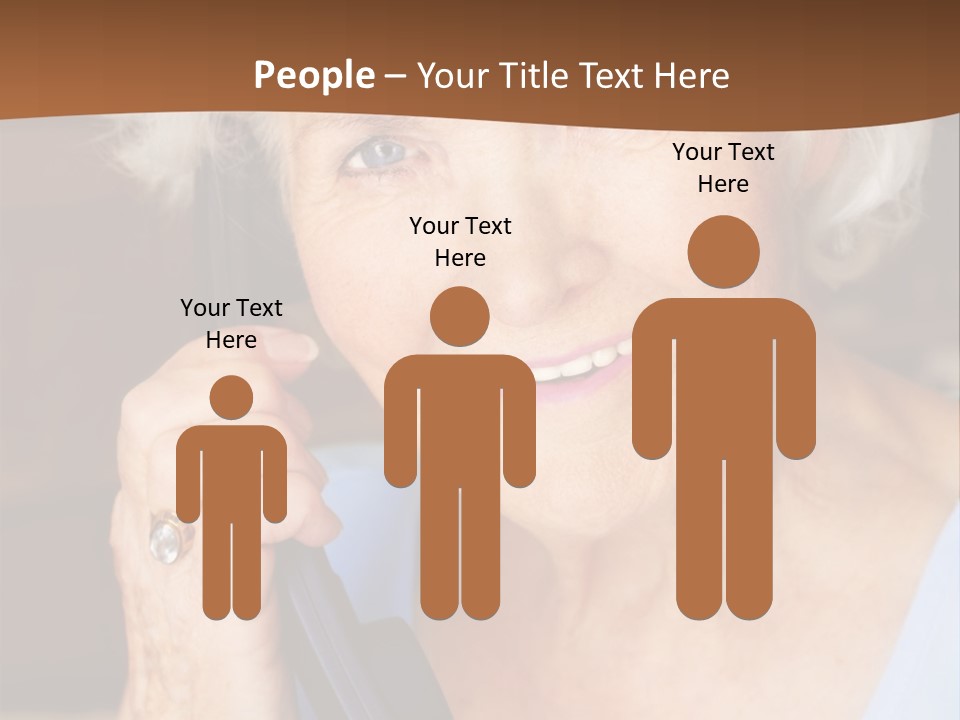 Age Beautiful Face PowerPoint Template