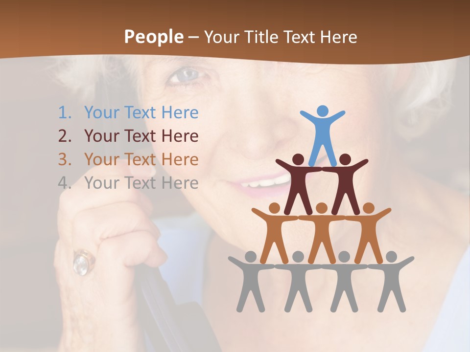 Age Beautiful Face PowerPoint Template