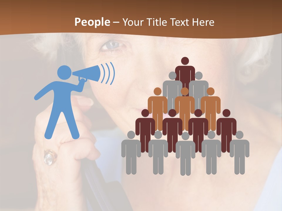 Age Beautiful Face PowerPoint Template