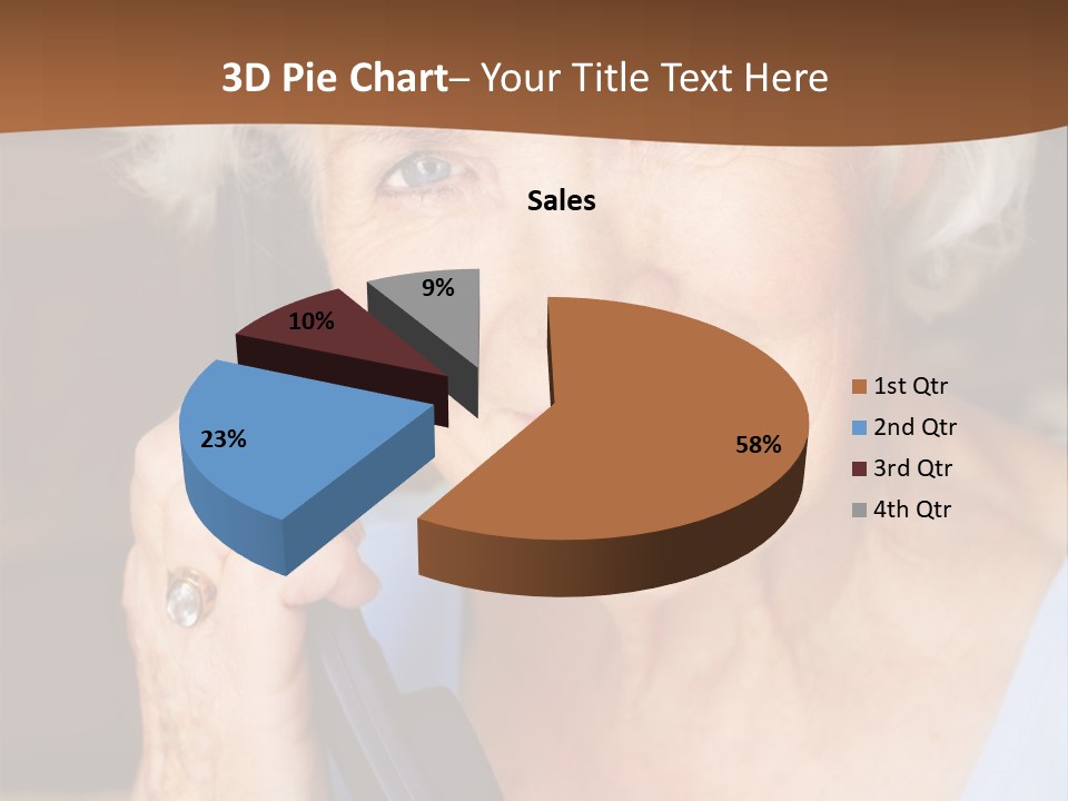 Age Beautiful Face PowerPoint Template