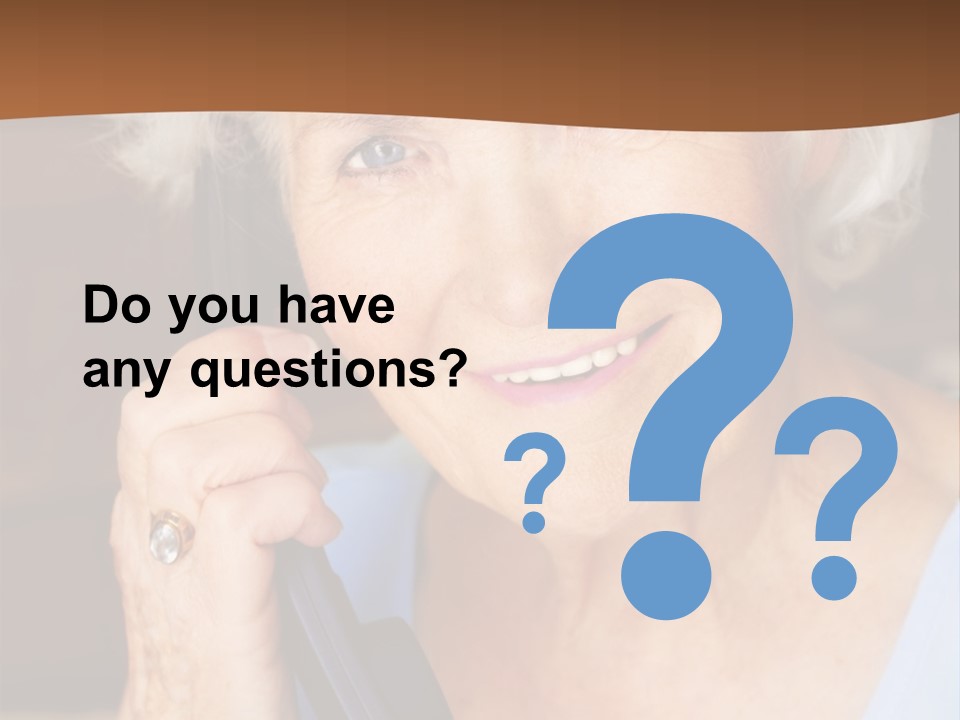 Age Beautiful Face PowerPoint Template