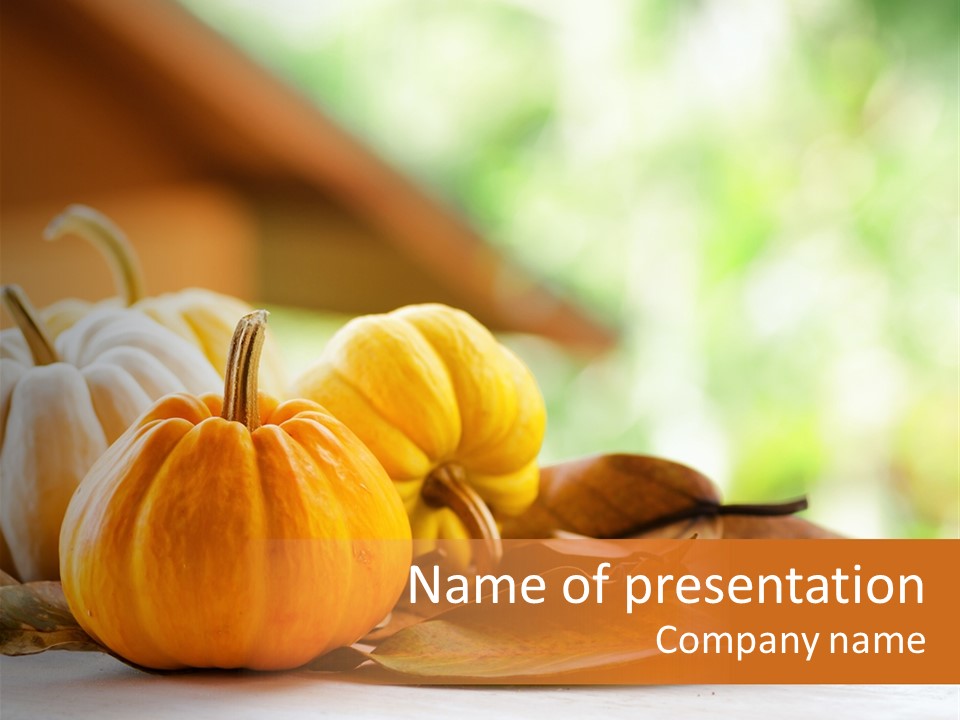 Food Macro Halloween PowerPoint Template