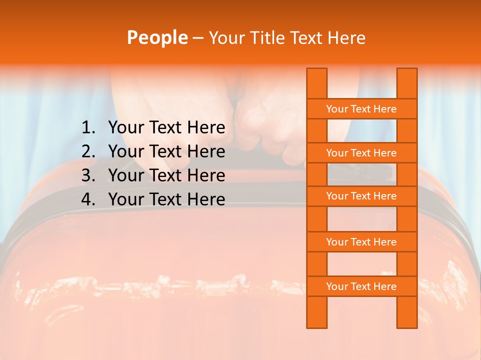 Journey Storage Background PowerPoint Template