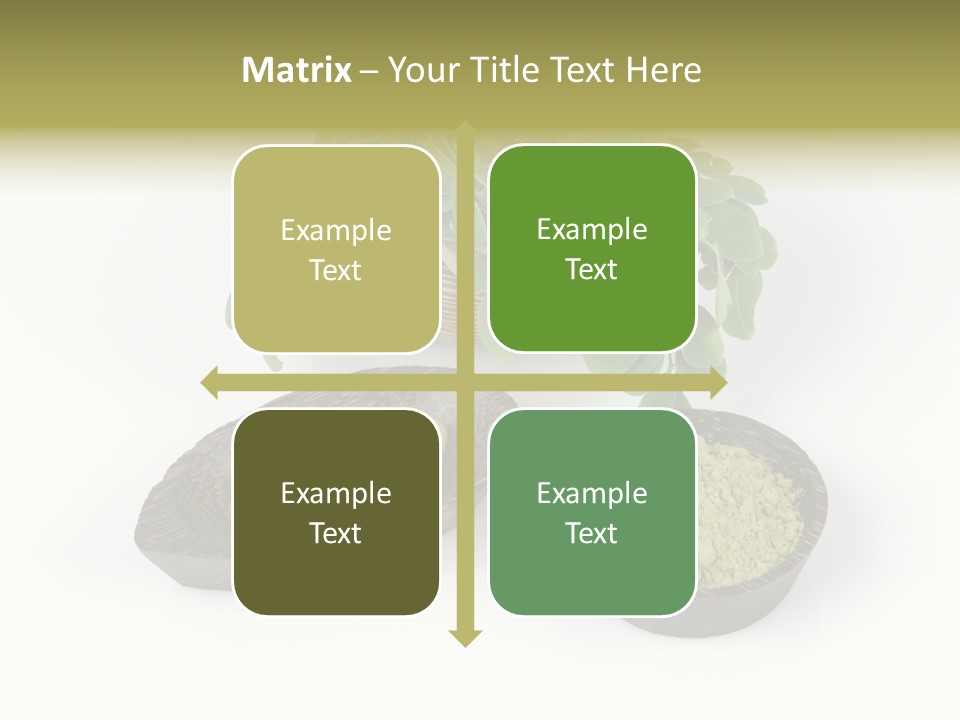 Vitamins Natural Strengthening Calcium PowerPoint Template