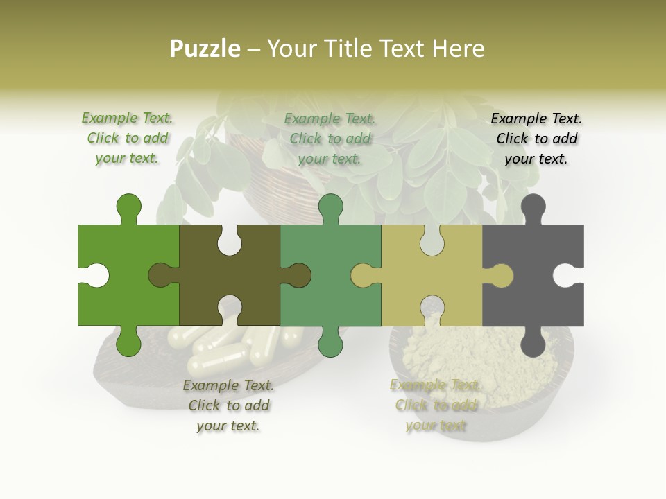 Vitamins Natural Strengthening Calcium PowerPoint Template