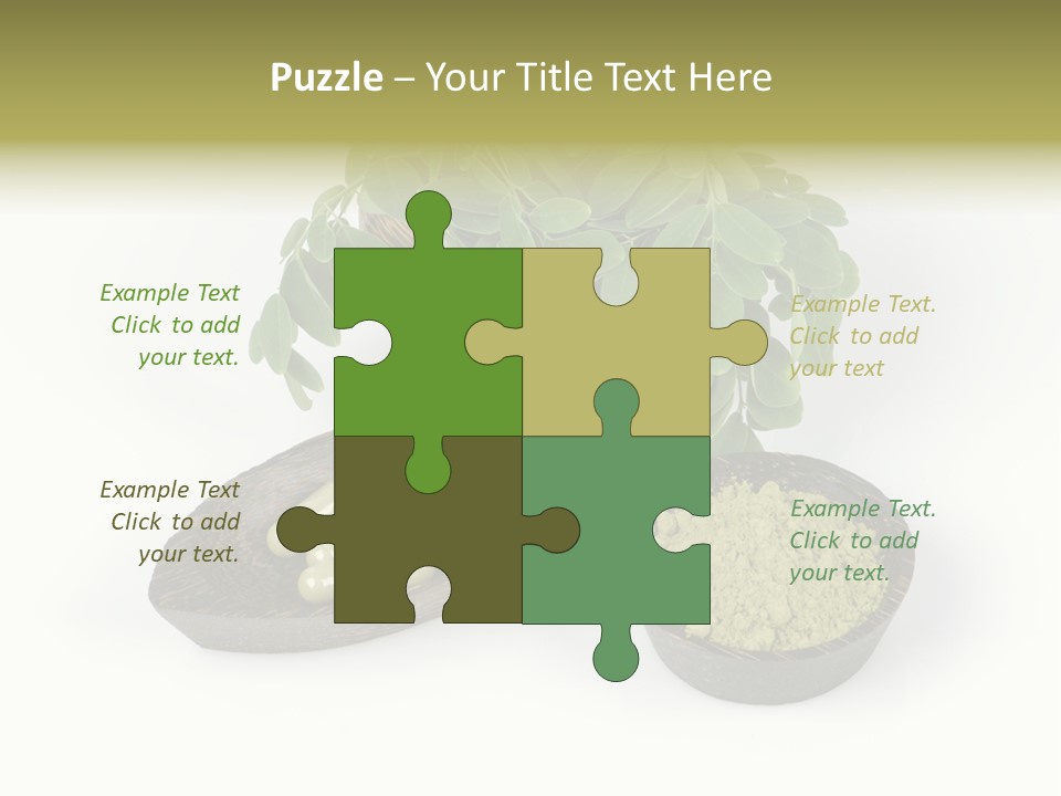 Vitamins Natural Strengthening Calcium PowerPoint Template