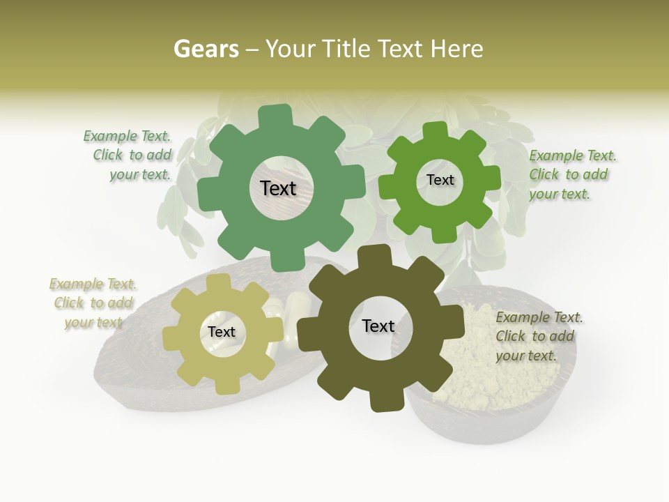 Vitamins Natural Strengthening Calcium PowerPoint Template