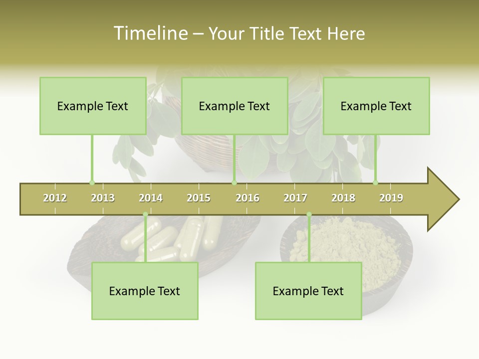 Vitamins Natural Strengthening Calcium PowerPoint Template