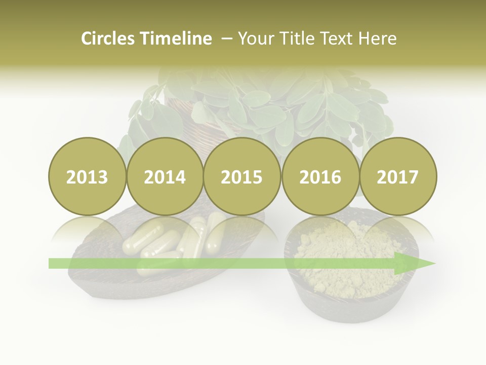 Vitamins Natural Strengthening Calcium PowerPoint Template