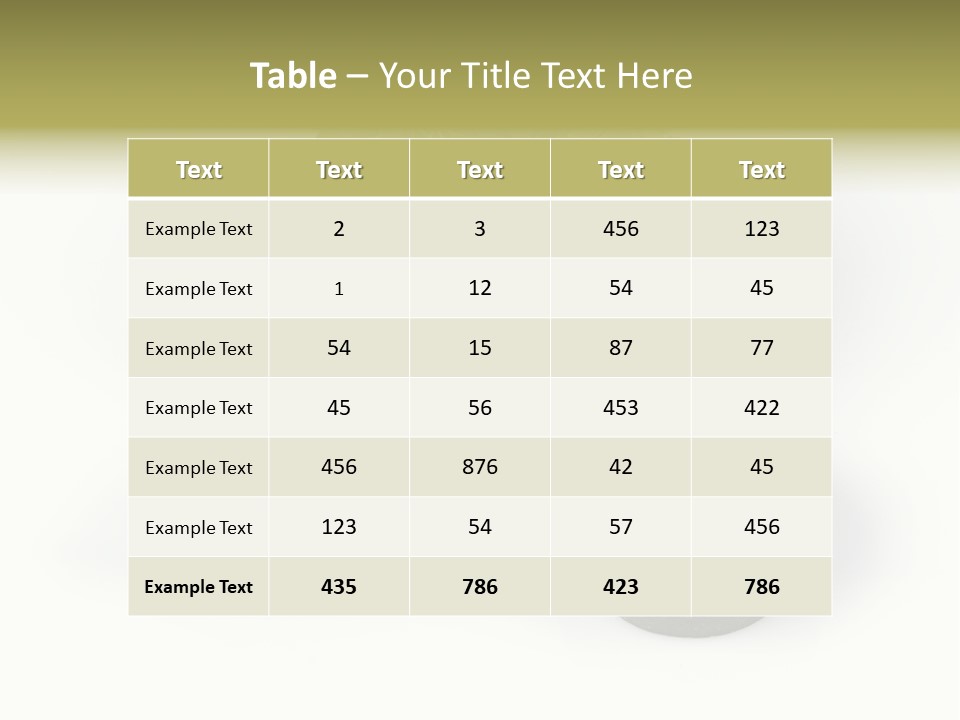Vitamins Natural Strengthening Calcium PowerPoint Template