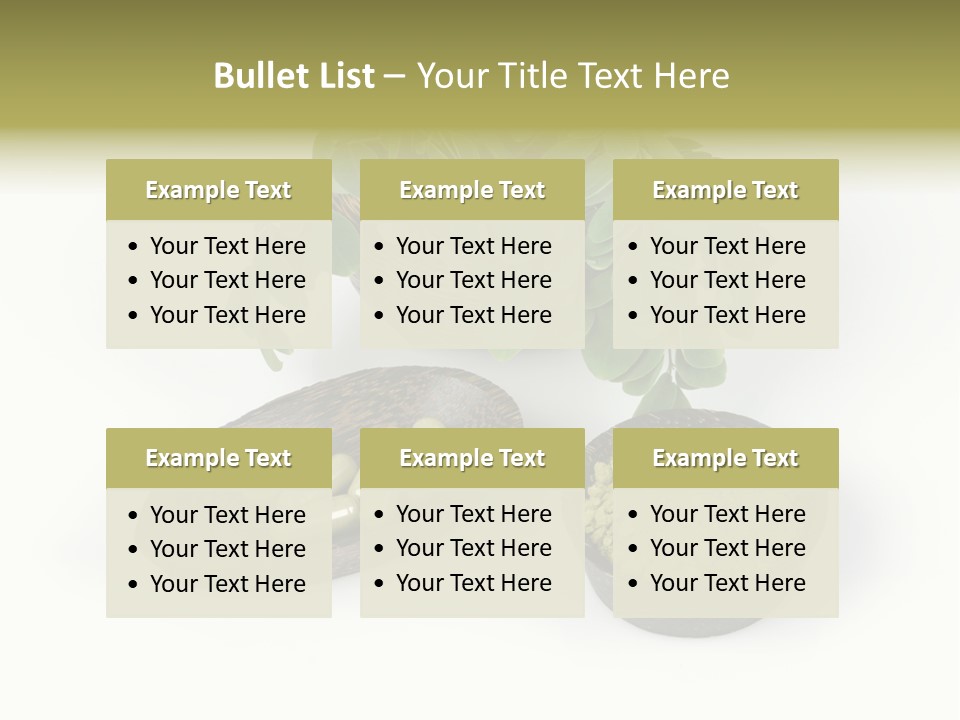 Vitamins Natural Strengthening Calcium PowerPoint Template