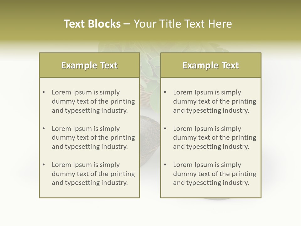 Vitamins Natural Strengthening Calcium PowerPoint Template