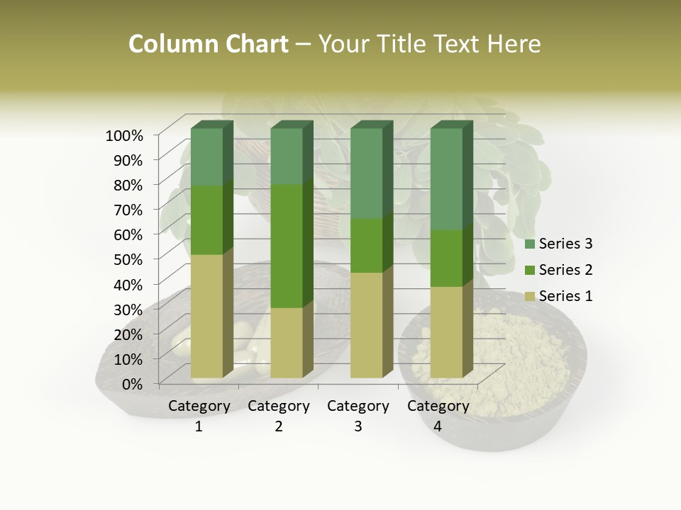 Vitamins Natural Strengthening Calcium PowerPoint Template