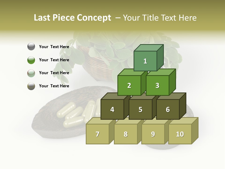 Vitamins Natural Strengthening Calcium PowerPoint Template