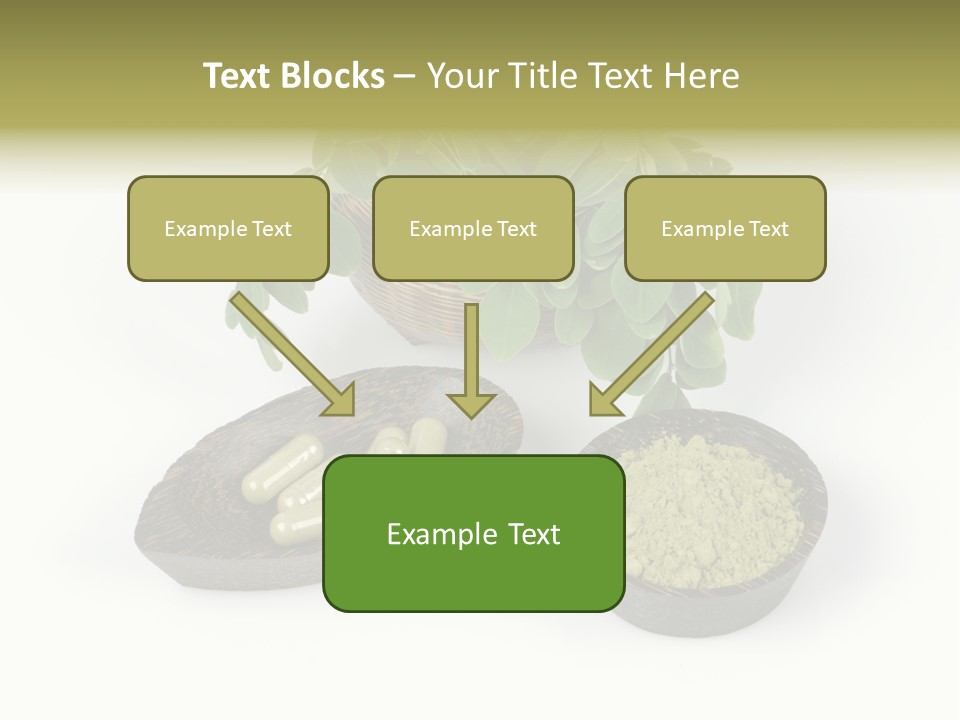 Vitamins Natural Strengthening Calcium PowerPoint Template
