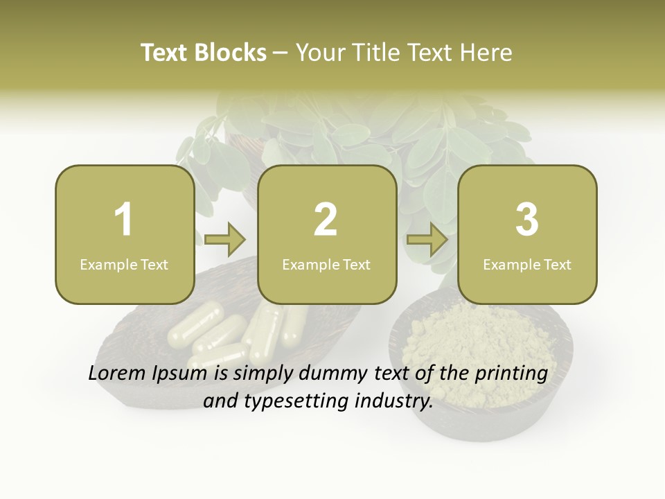 Vitamins Natural Strengthening Calcium PowerPoint Template