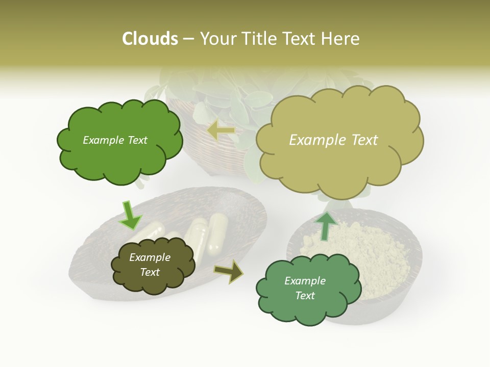 Vitamins Natural Strengthening Calcium PowerPoint Template