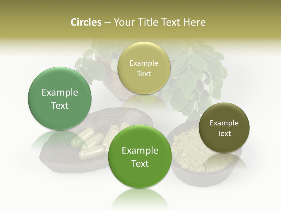 Vitamins Natural Strengthening Calcium PowerPoint Template