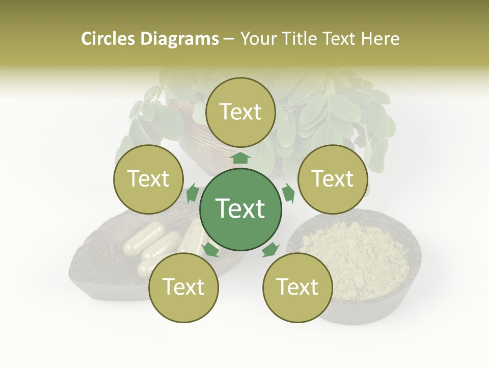 Vitamins Natural Strengthening Calcium PowerPoint Template