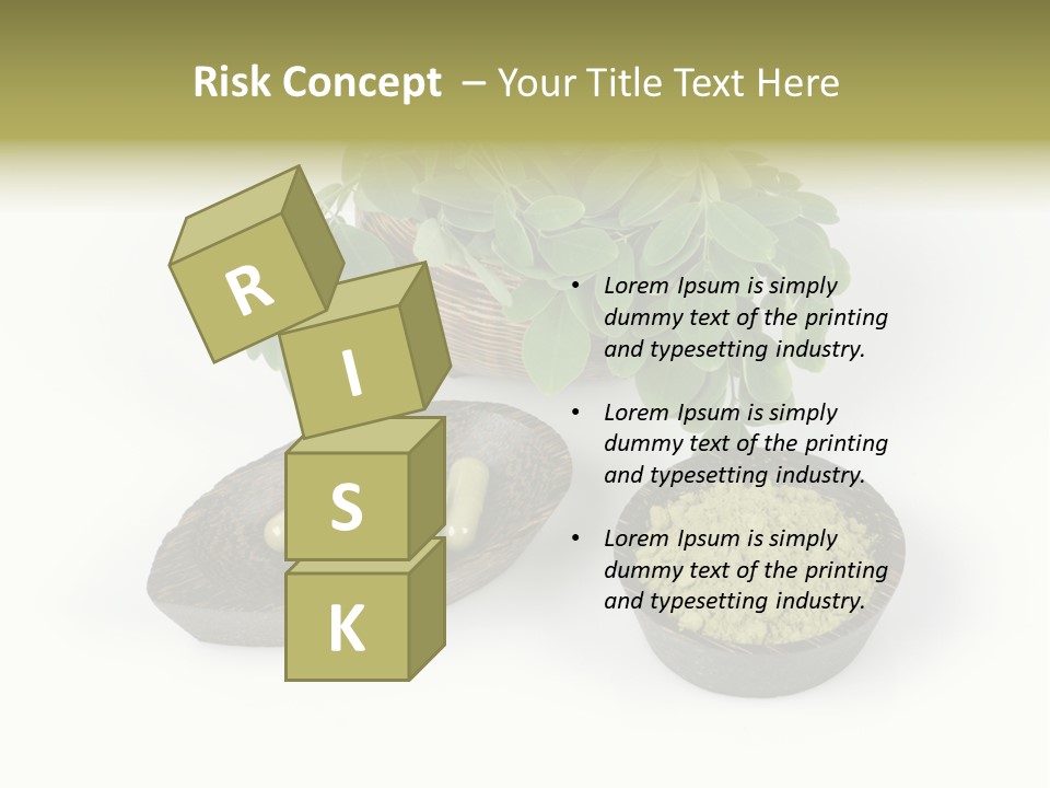 Vitamins Natural Strengthening Calcium PowerPoint Template