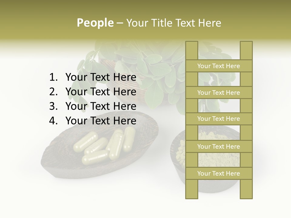 Vitamins Natural Strengthening Calcium PowerPoint Template