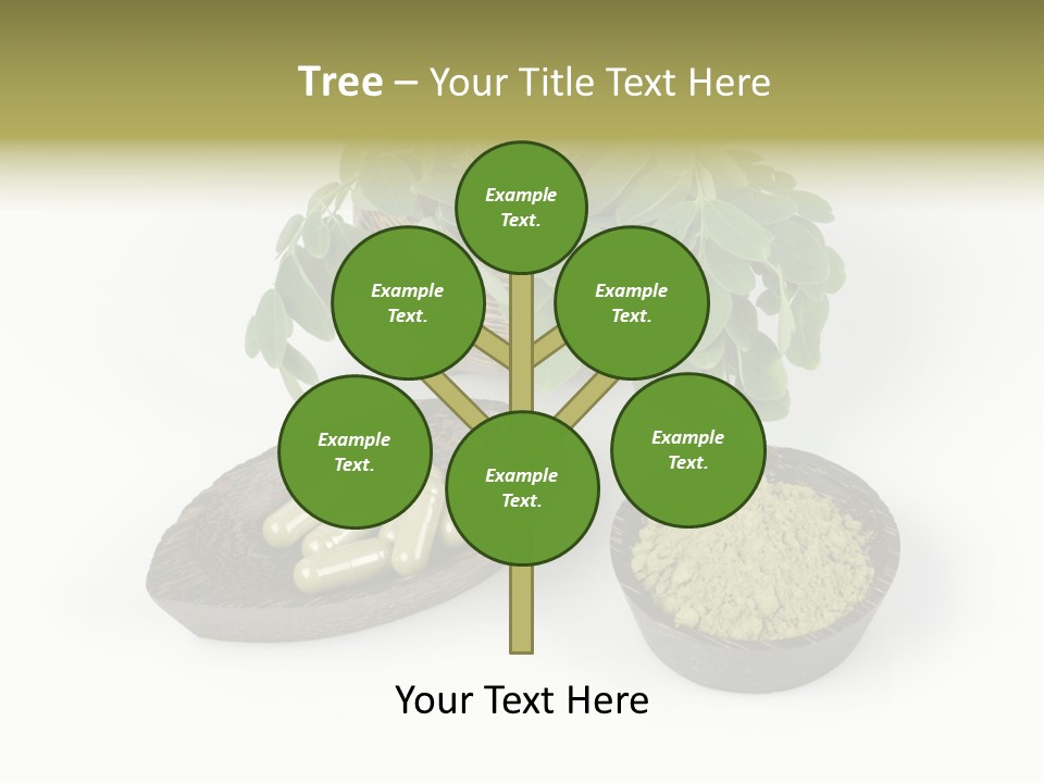 Vitamins Natural Strengthening Calcium PowerPoint Template
