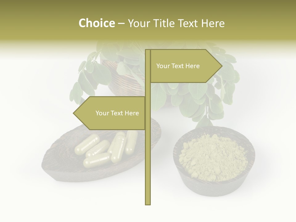Vitamins Natural Strengthening Calcium PowerPoint Template