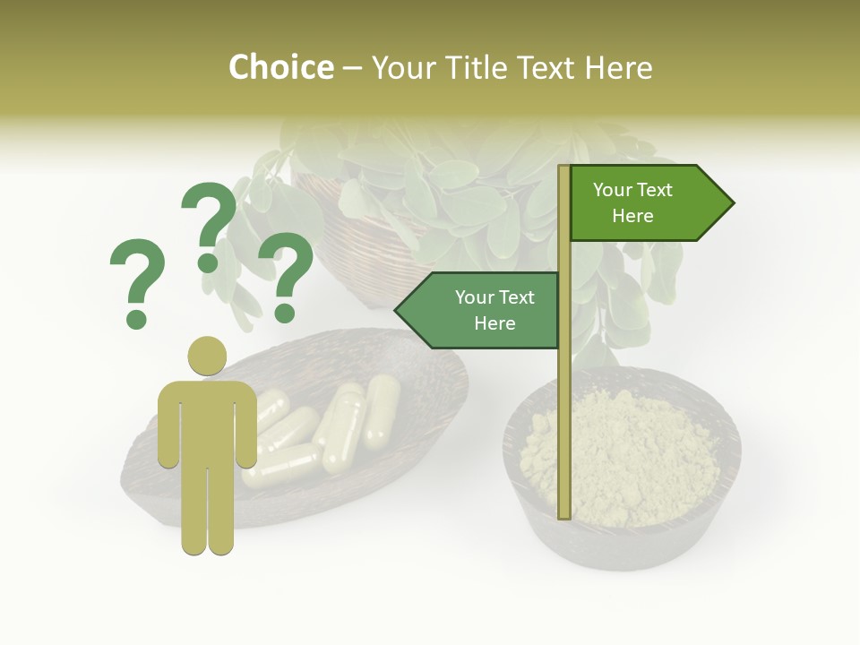 Vitamins Natural Strengthening Calcium PowerPoint Template