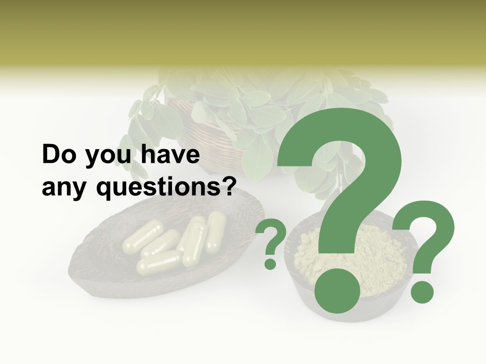 Vitamins Natural Strengthening Calcium PowerPoint Template