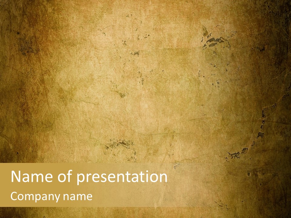 Burned Book Abstract PowerPoint Template