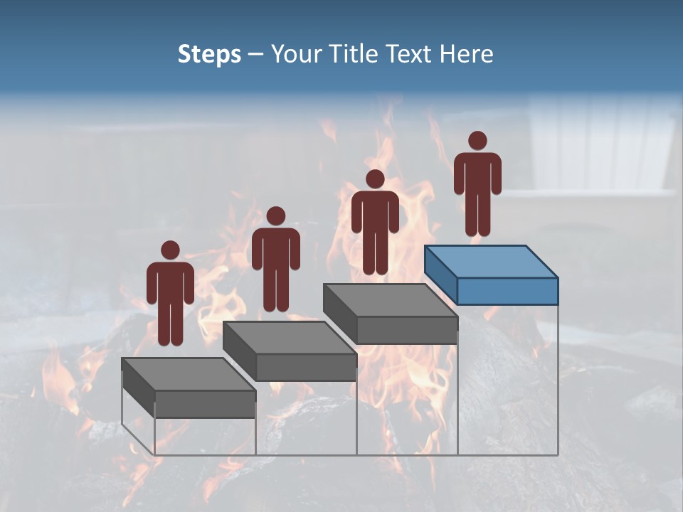 Camp Smores Flame PowerPoint Template