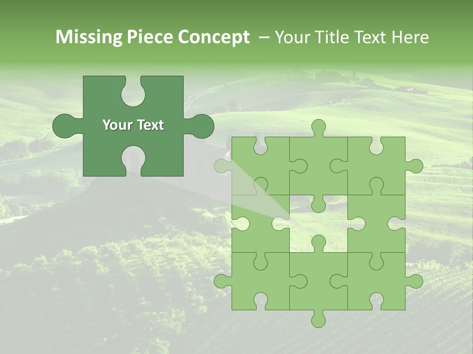 San Quirico Dorcia Farm Country Road PowerPoint Template