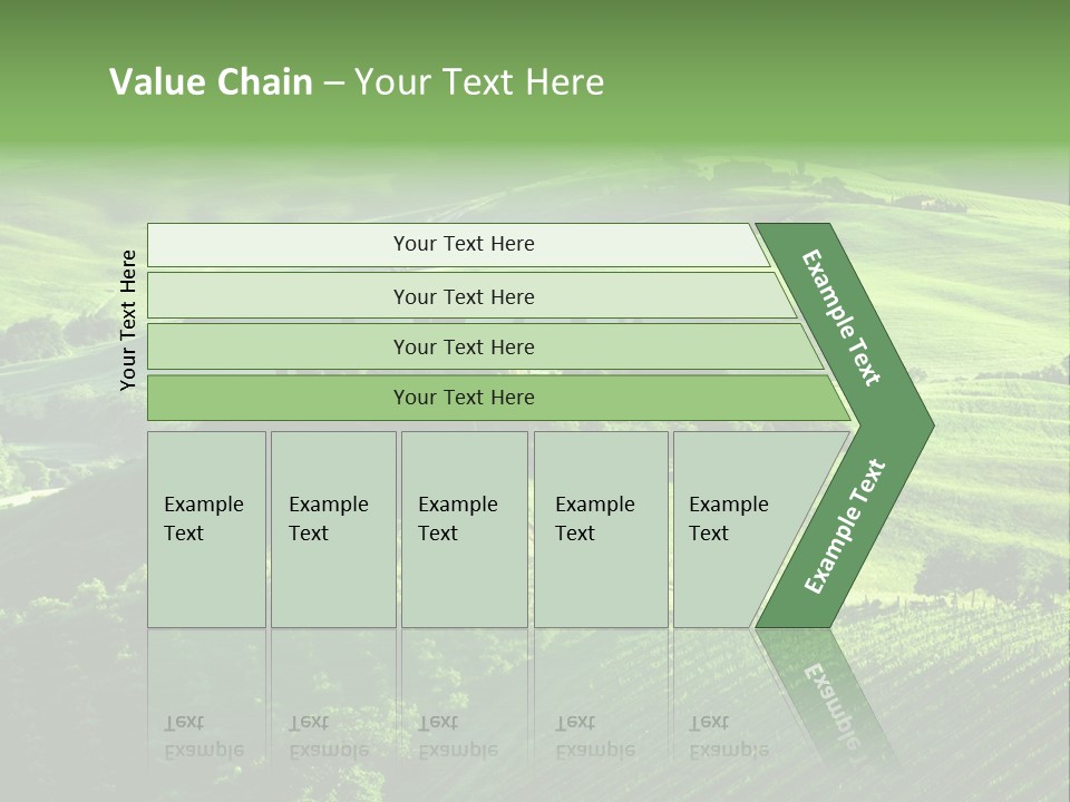 San Quirico Dorcia Farm Country Road PowerPoint Template