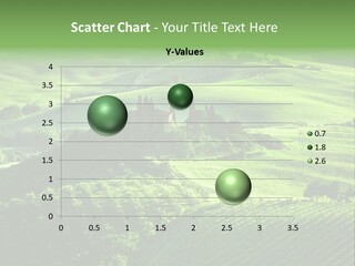 San Quirico Dorcia Farm Country Road PowerPoint Template