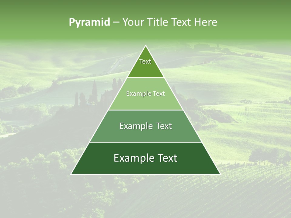 San Quirico Dorcia Farm Country Road PowerPoint Template