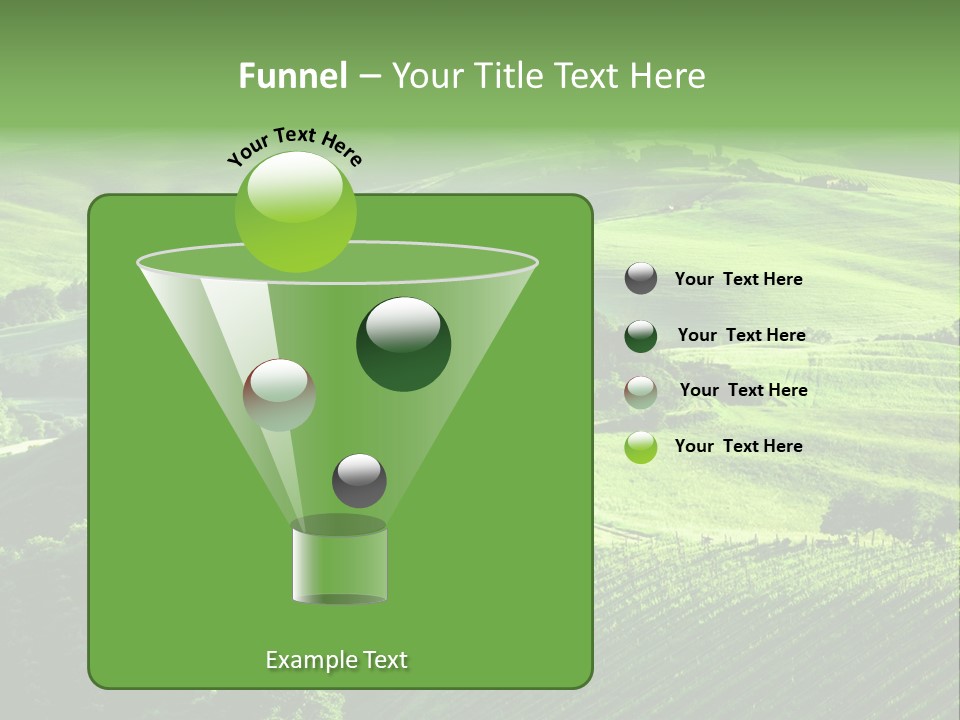 San Quirico Dorcia Farm Country Road PowerPoint Template