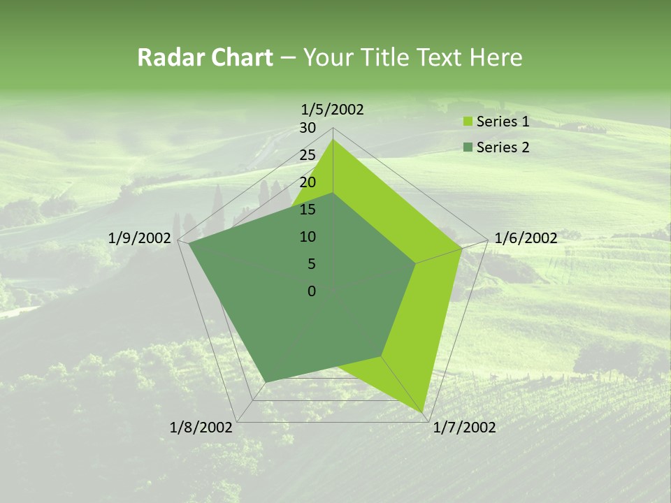 San Quirico Dorcia Farm Country Road PowerPoint Template