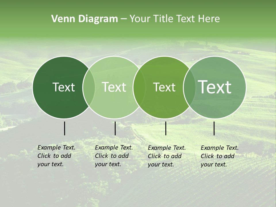 San Quirico Dorcia Farm Country Road PowerPoint Template