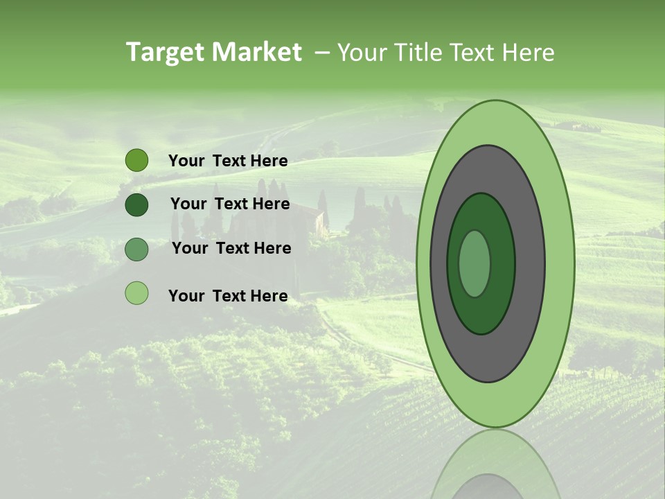 San Quirico Dorcia Farm Country Road PowerPoint Template