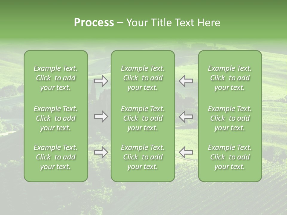San Quirico Dorcia Farm Country Road PowerPoint Template
