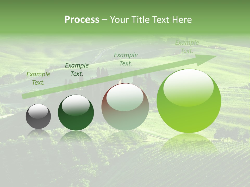 San Quirico Dorcia Farm Country Road PowerPoint Template