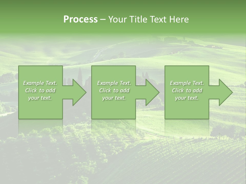 San Quirico Dorcia Farm Country Road PowerPoint Template