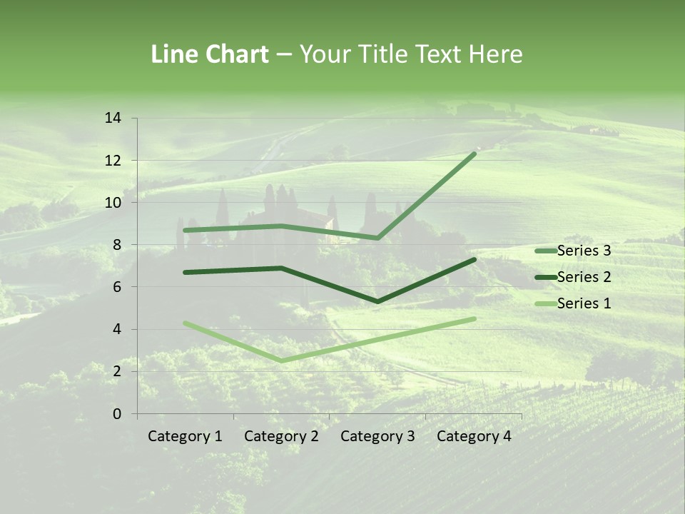 San Quirico Dorcia Farm Country Road PowerPoint Template