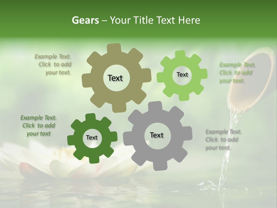 Japan Lake Eco PowerPoint Template