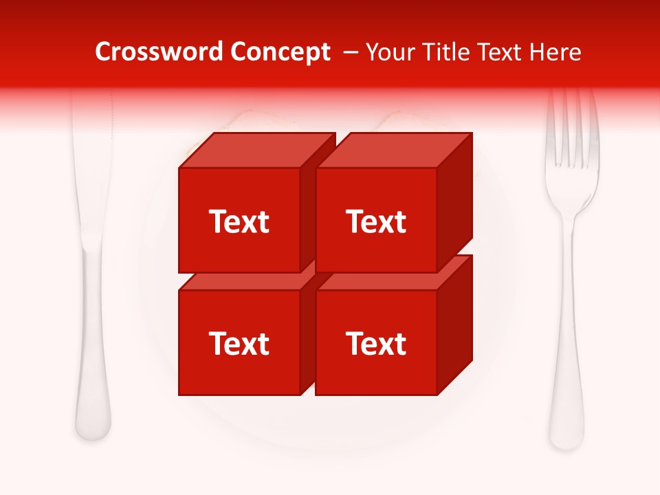 White Steel Meal PowerPoint Template
