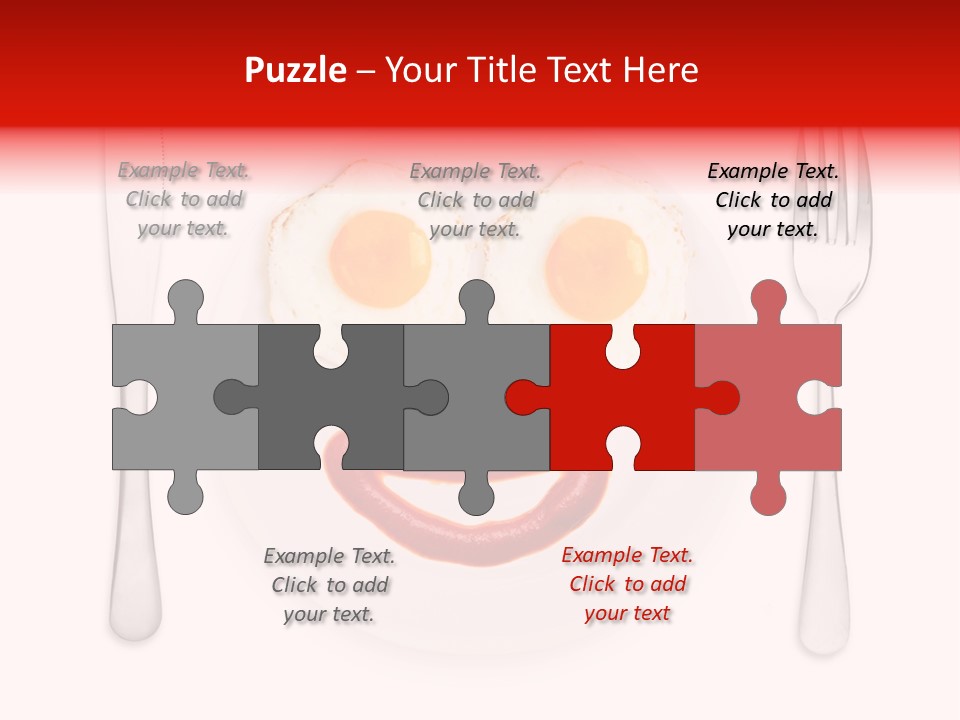 White Steel Meal PowerPoint Template