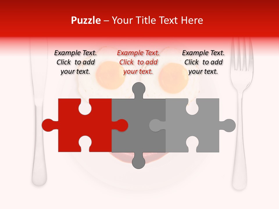 White Steel Meal PowerPoint Template