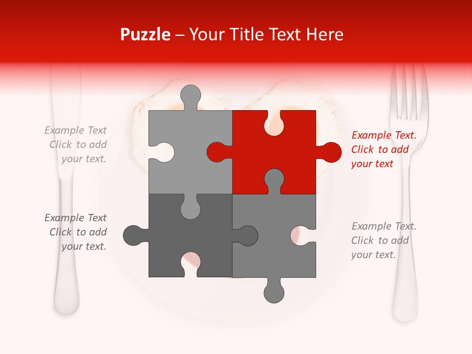 White Steel Meal PowerPoint Template